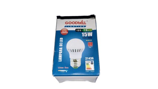 Foco ecológico led de 15w GoodWill extra luminosidad de 120vt - Imagen 2