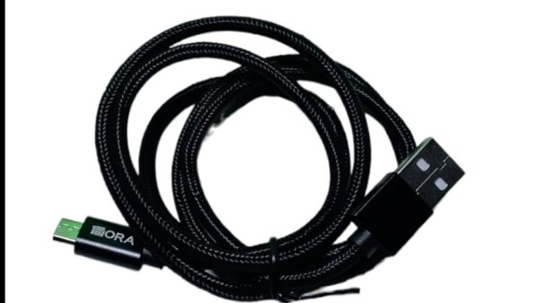 Cable V8 2.4A  bordado  de la marca 1HORA