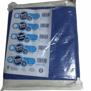 Sabana  Desechable 10pz color Azul Rey 0.90 x 1.80 m