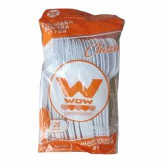 Cucharas Soperas 25pz WOW