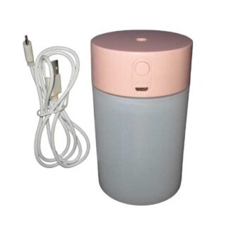 Vaso Humidificador Blanco con Rosa de 260 ml