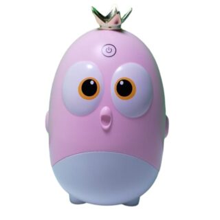 Humificador de  Forma de Pollito Rey  5vt Color Rosa y Blanco
