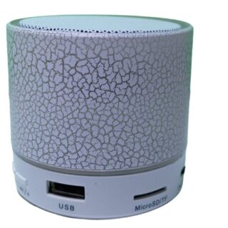 Mini Bocina SPEAKER Bluetooth, USB, Micro SD Color Blanco