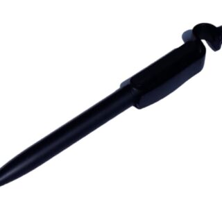 Pluma de Tinta Negra Punto Medio con Touch  y Limpiador de Pantalla